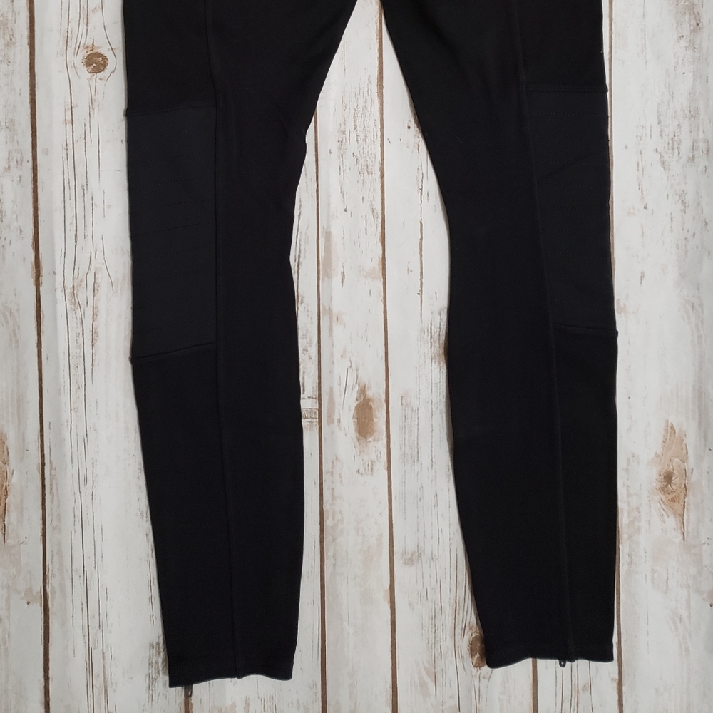 Athleta • Black Trailsetter Ponte Moto Stretch Pant size 2 - Picture 8 of 8